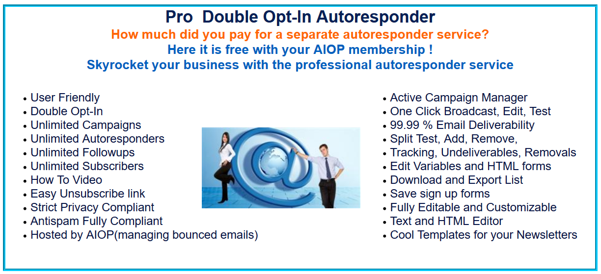 AIOP autoresponder advantadges